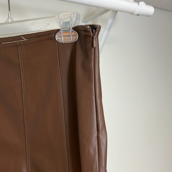 We The Free Brown Faux Leather Pants- 29 - Picture 3 of 6